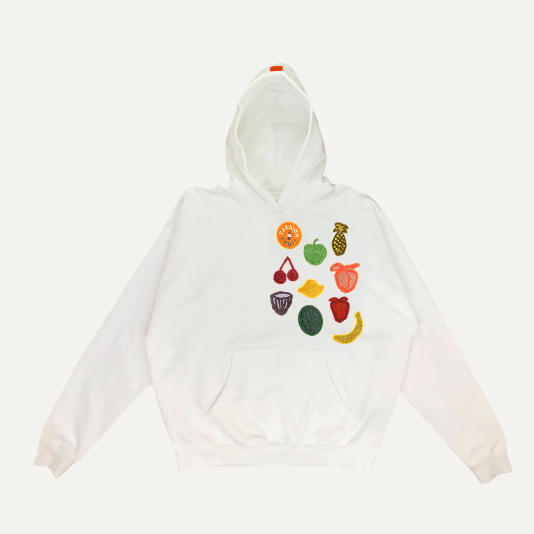 Hoodie Blanc Passion Fruit