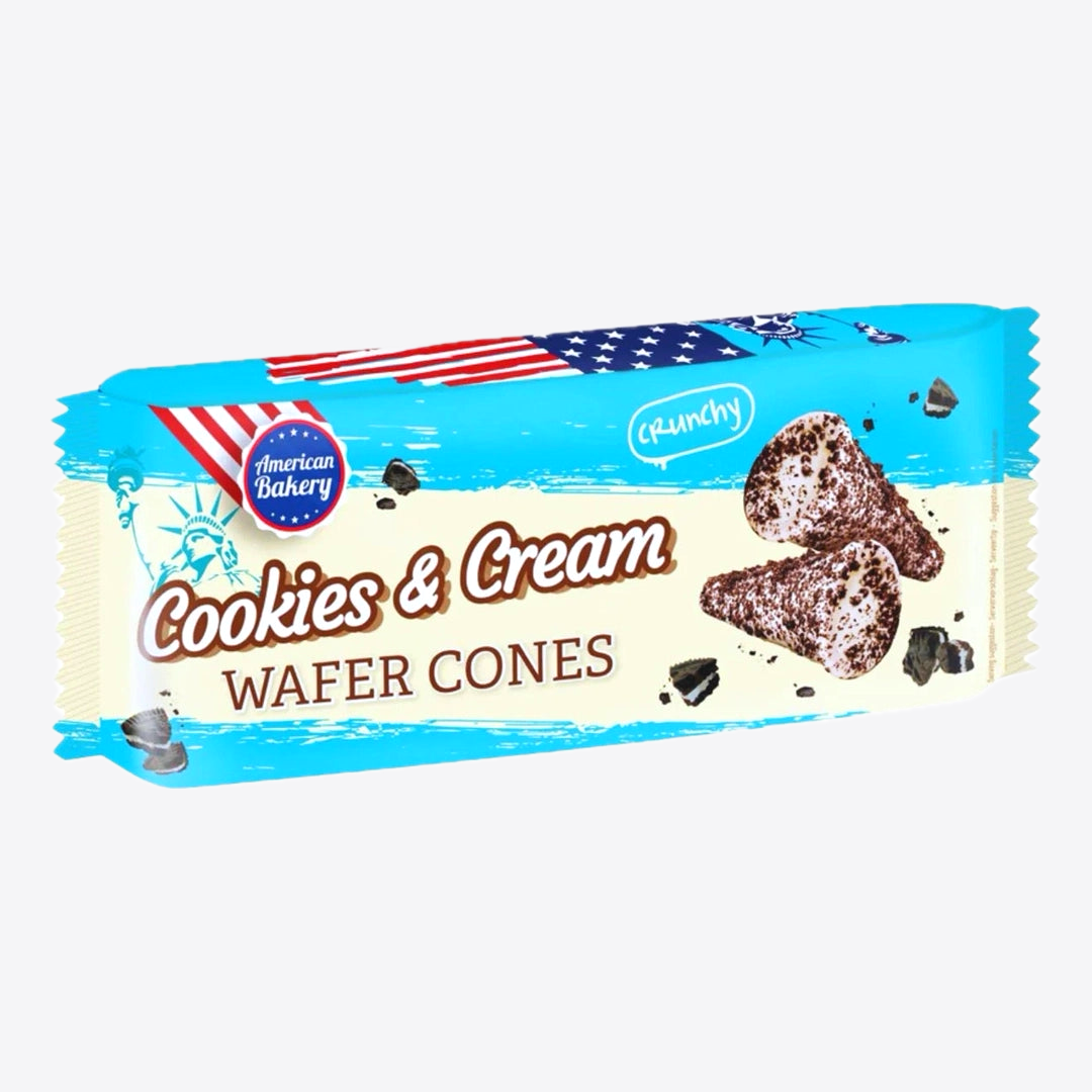 American Bakery Cones Cookies & Cream