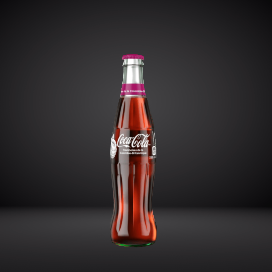Coca Cola framboise British Columbia